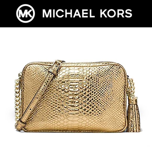 Michael Kors Handbags - 🌟 PRICE DROP! Michael Kors Metallic Gold Ginny